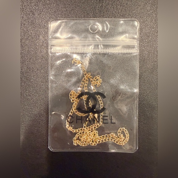 CHANEL Jewelry - Chanel-Inspired Gold-Tone Chain Necklace | CC | Fashion Piece